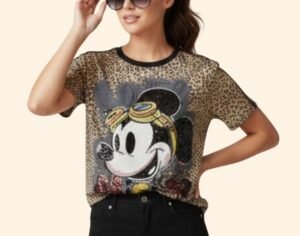 Camiseta Animal Print con Estampado