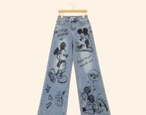 Jeans Stretch Mickey Sketch